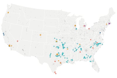 Poor, rural areas will be most affected by Walmart closing 154 stores