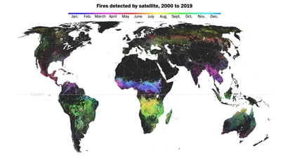 We're at the peak of the global fire season